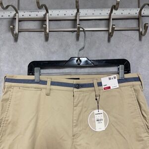 NWT Express Pants Men 36x32 Beige Skinny Stretch 365 Comfort Chinos Casual Twill